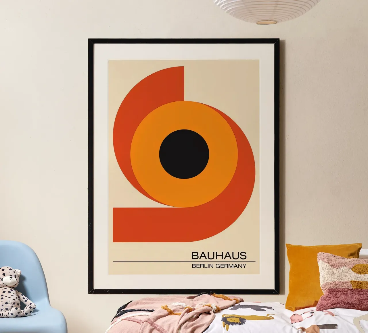 Bauhaus 1919 poster con telaio in alluminio da Brooke