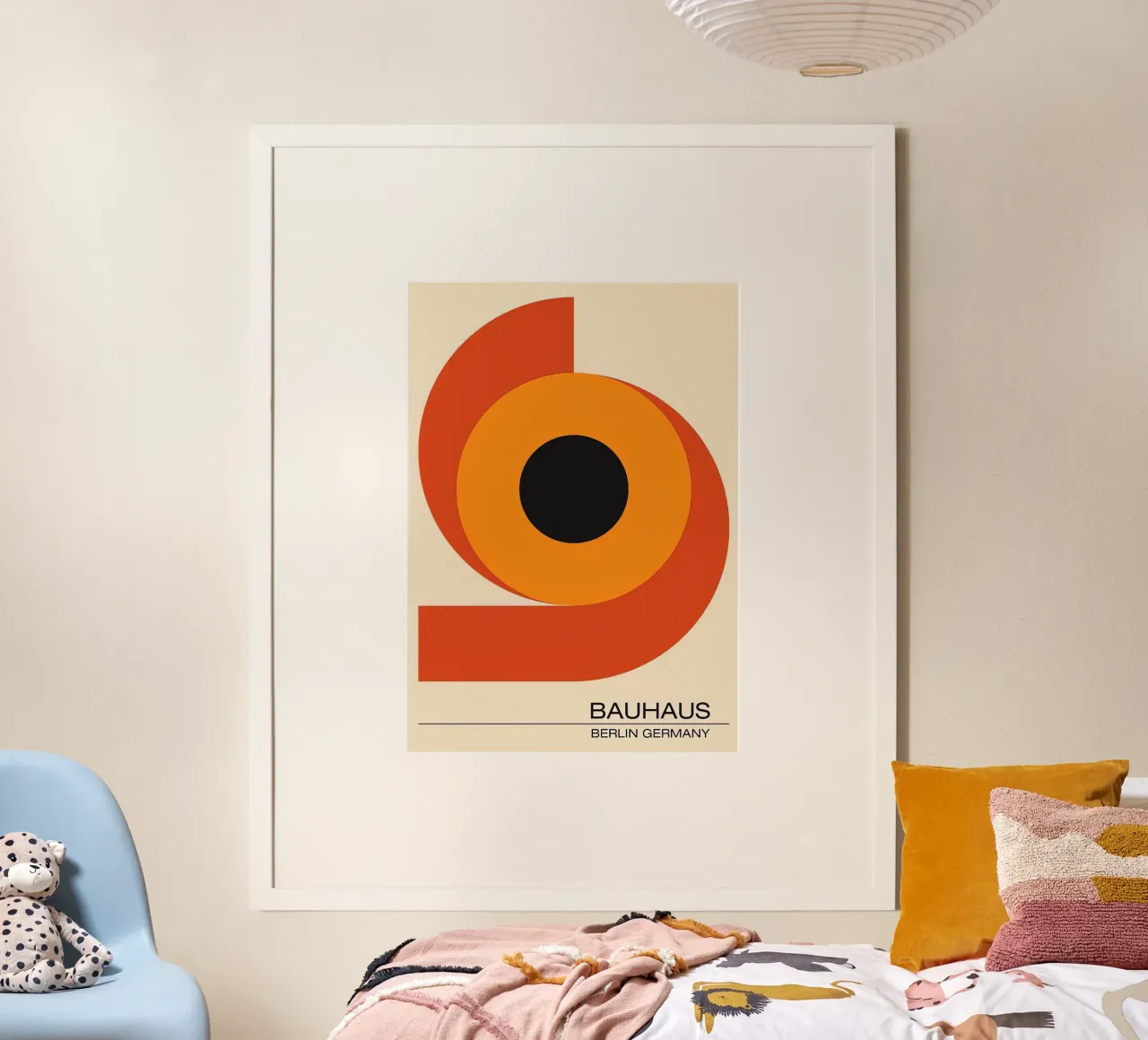 Bauhaus 1919 poster con telaio in alluminio da Brooke