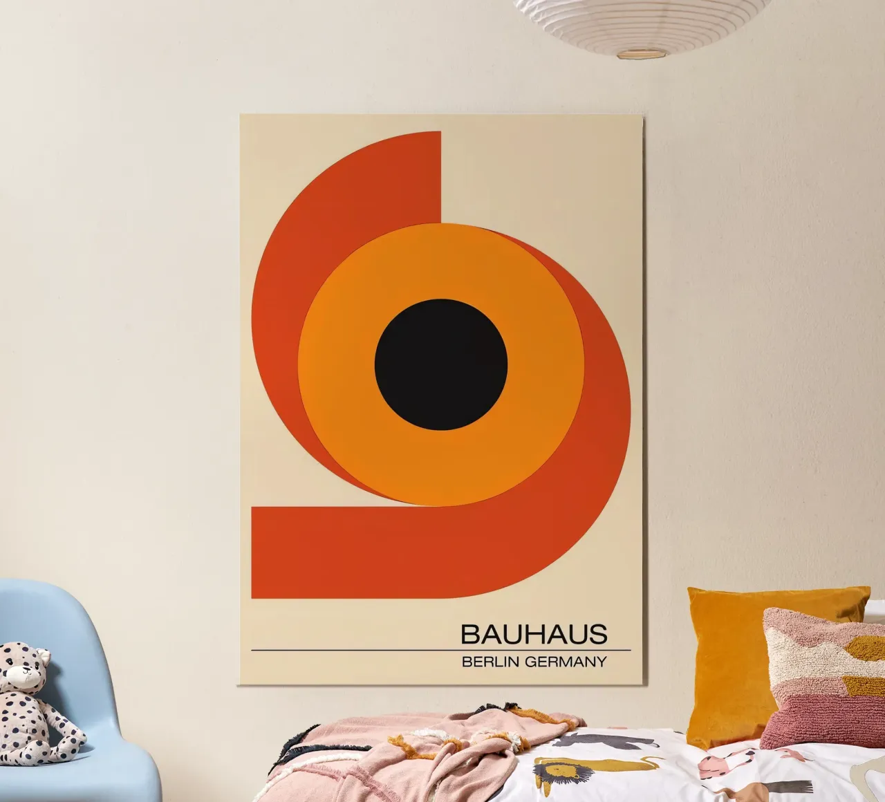 Bauhaus 1919 poster con telaio in alluminio da Brooke