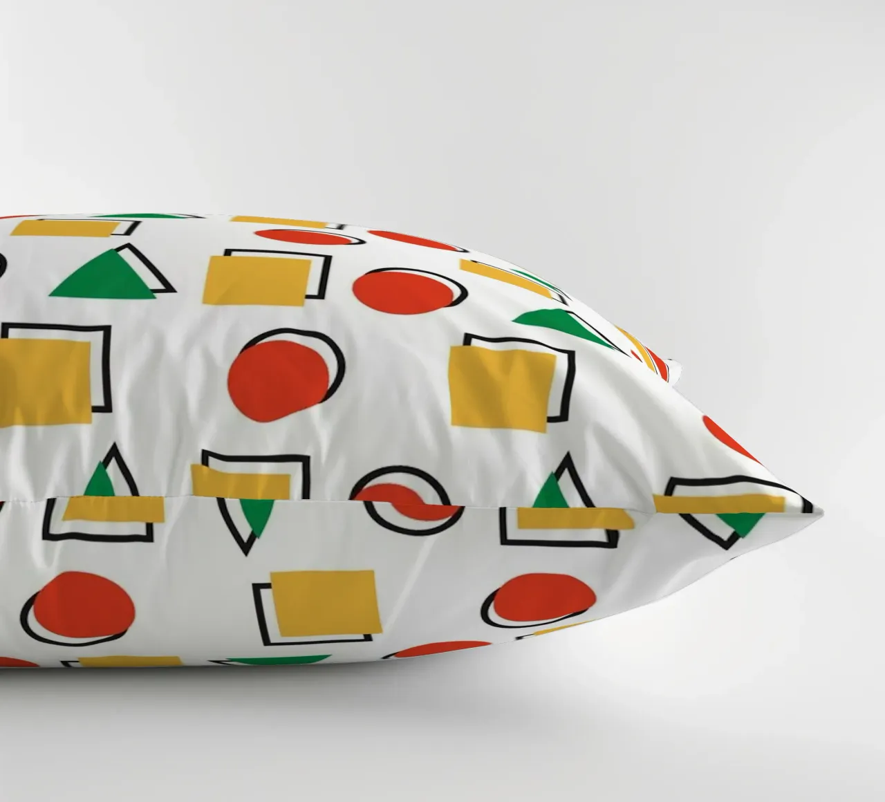 Forma geometrica colorata cuscino da galihstudio