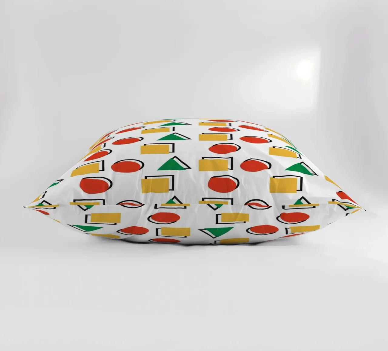 Forma geometrica colorata cuscino da galihstudio