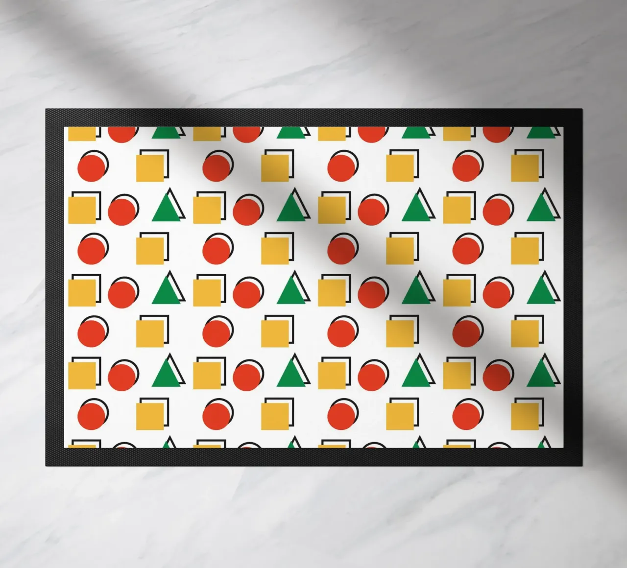 Forma geometrica colorata zerbino da galihstudio