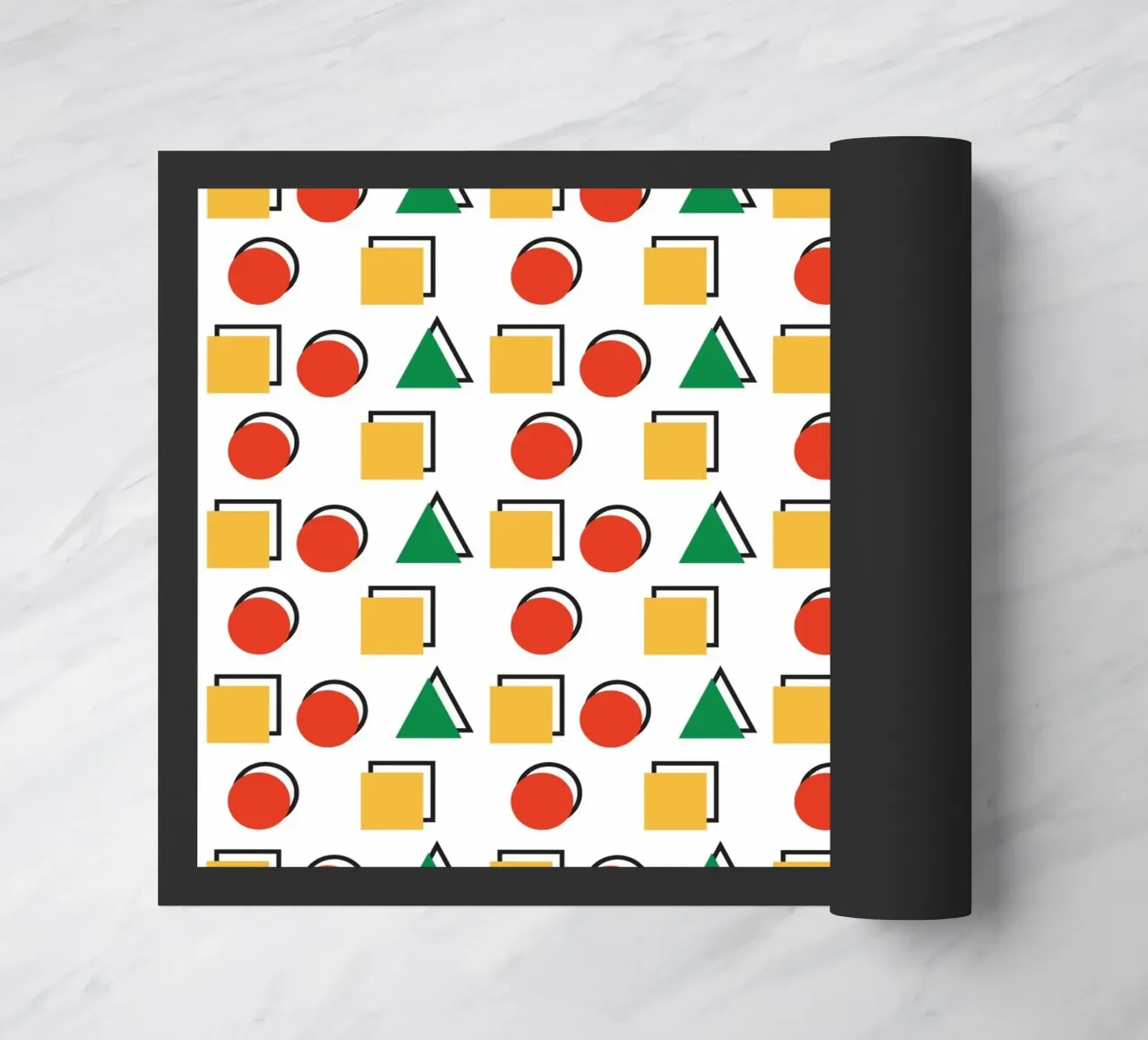 Forma geometrica colorata zerbino da galihstudio