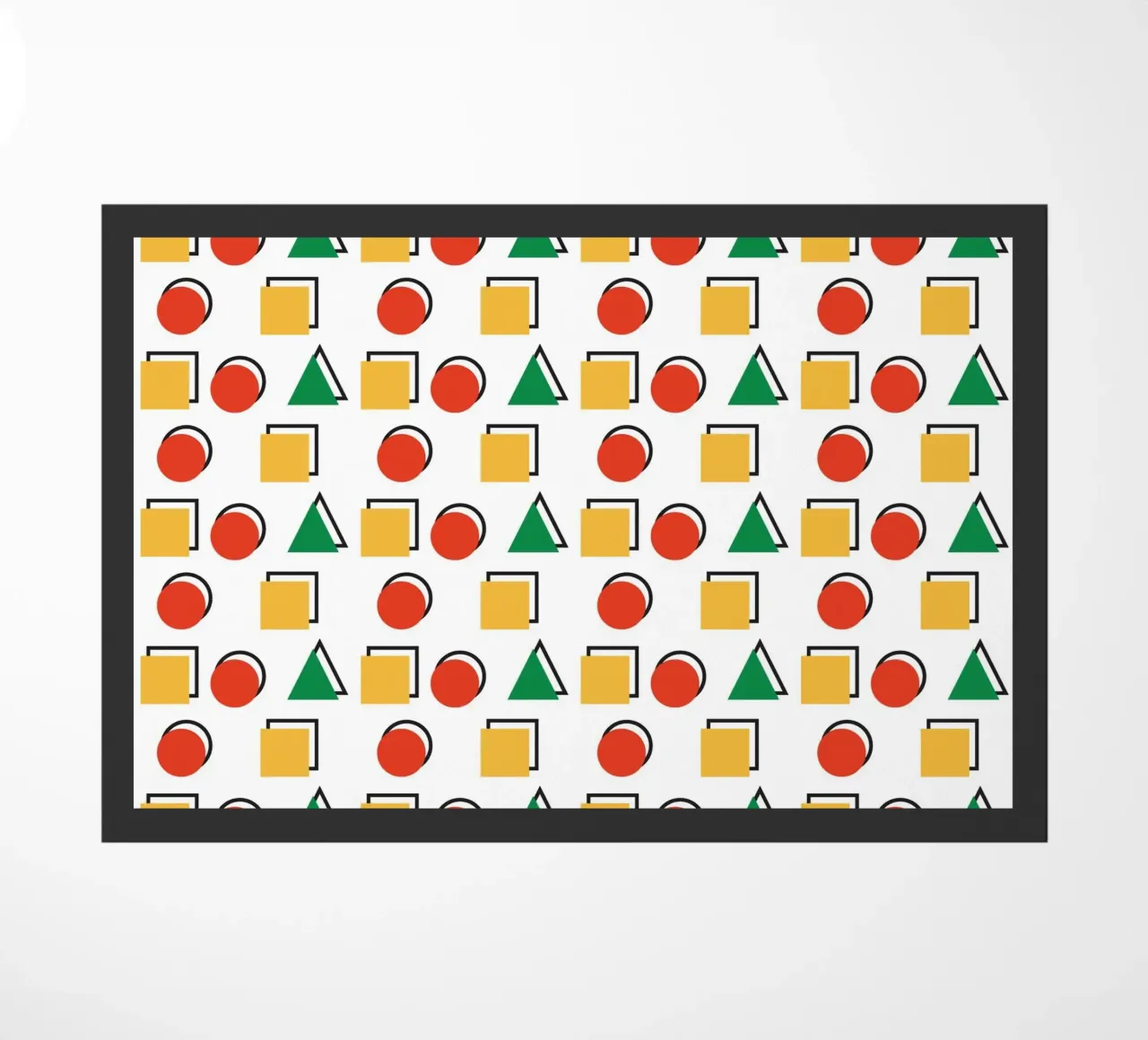 Forma geometrica colorata zerbino da galihstudio