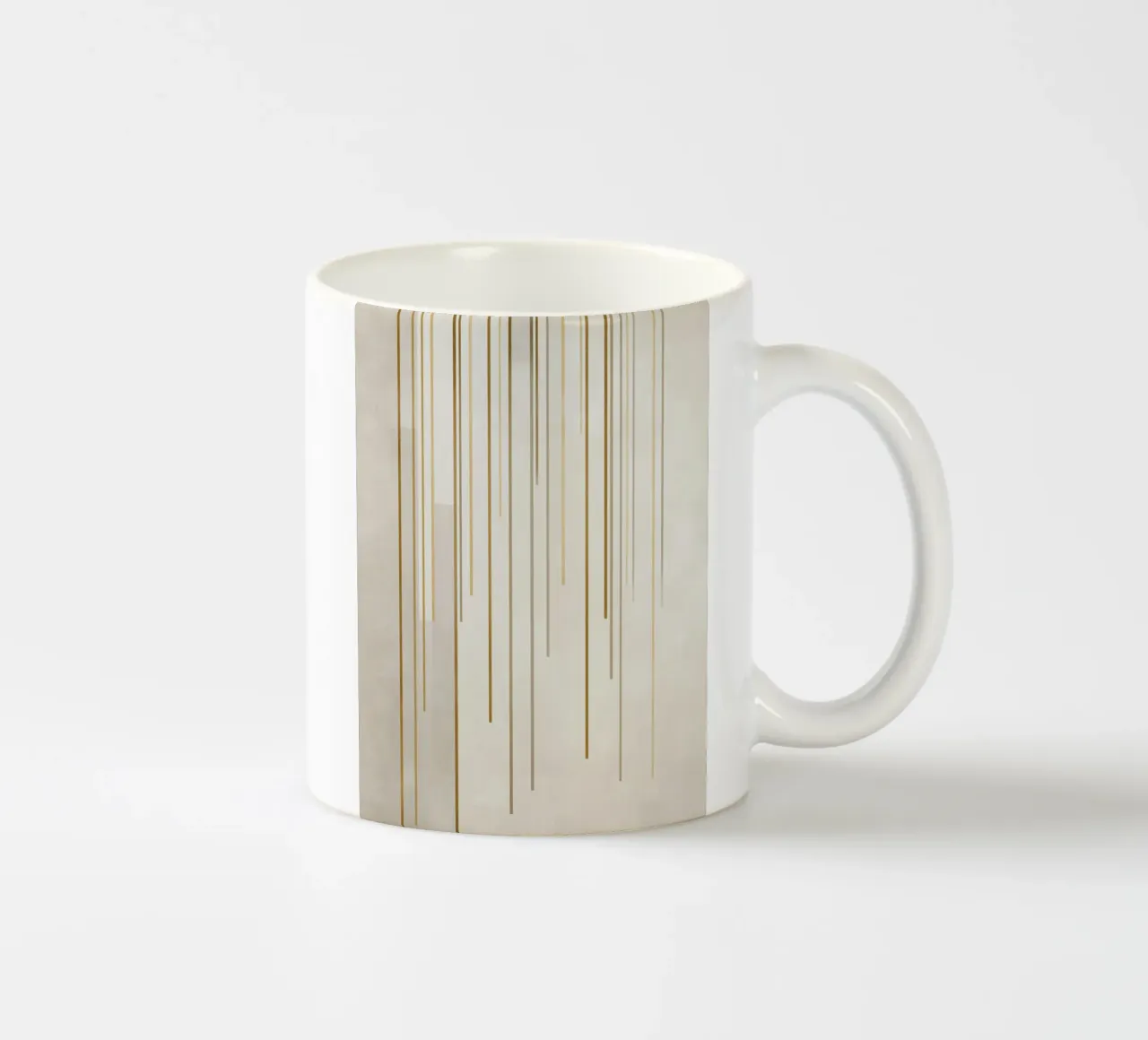 Strutture a linea d'oro tazza in ceramica da Carinaprint