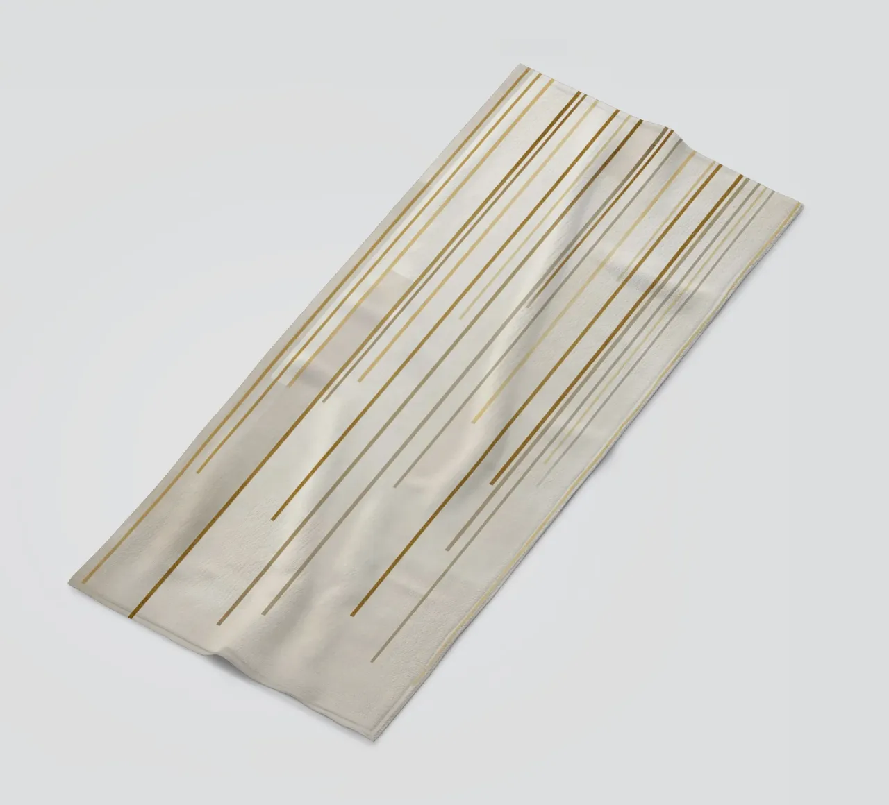 Strutture a linea d'oro telo mare da Carinaprint