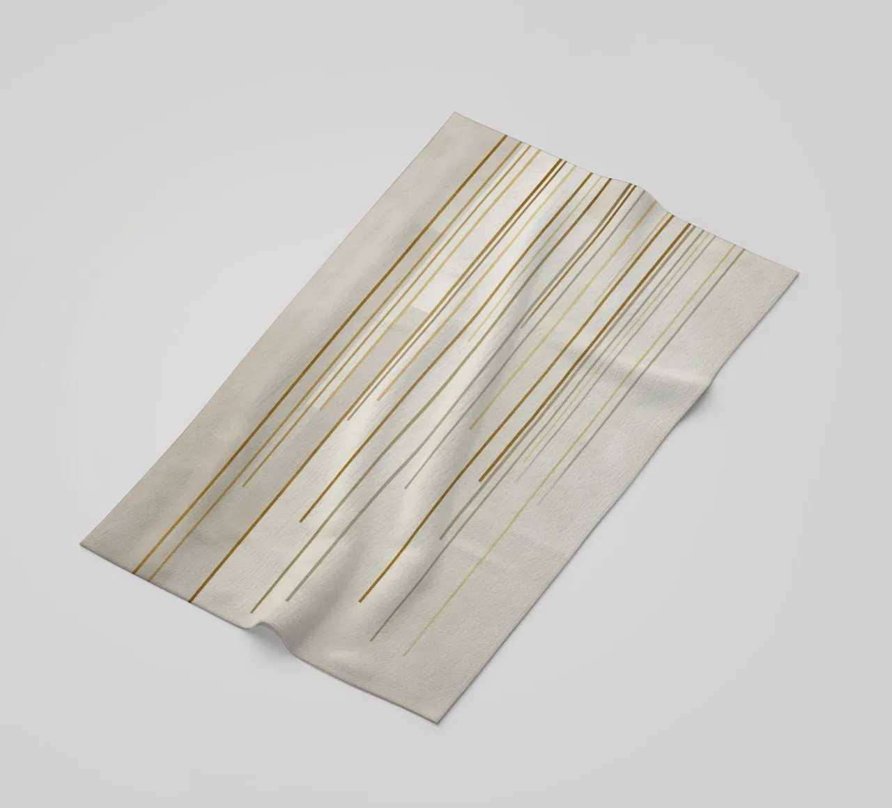 Strutture a linea d'oro telo mare da Carinaprint