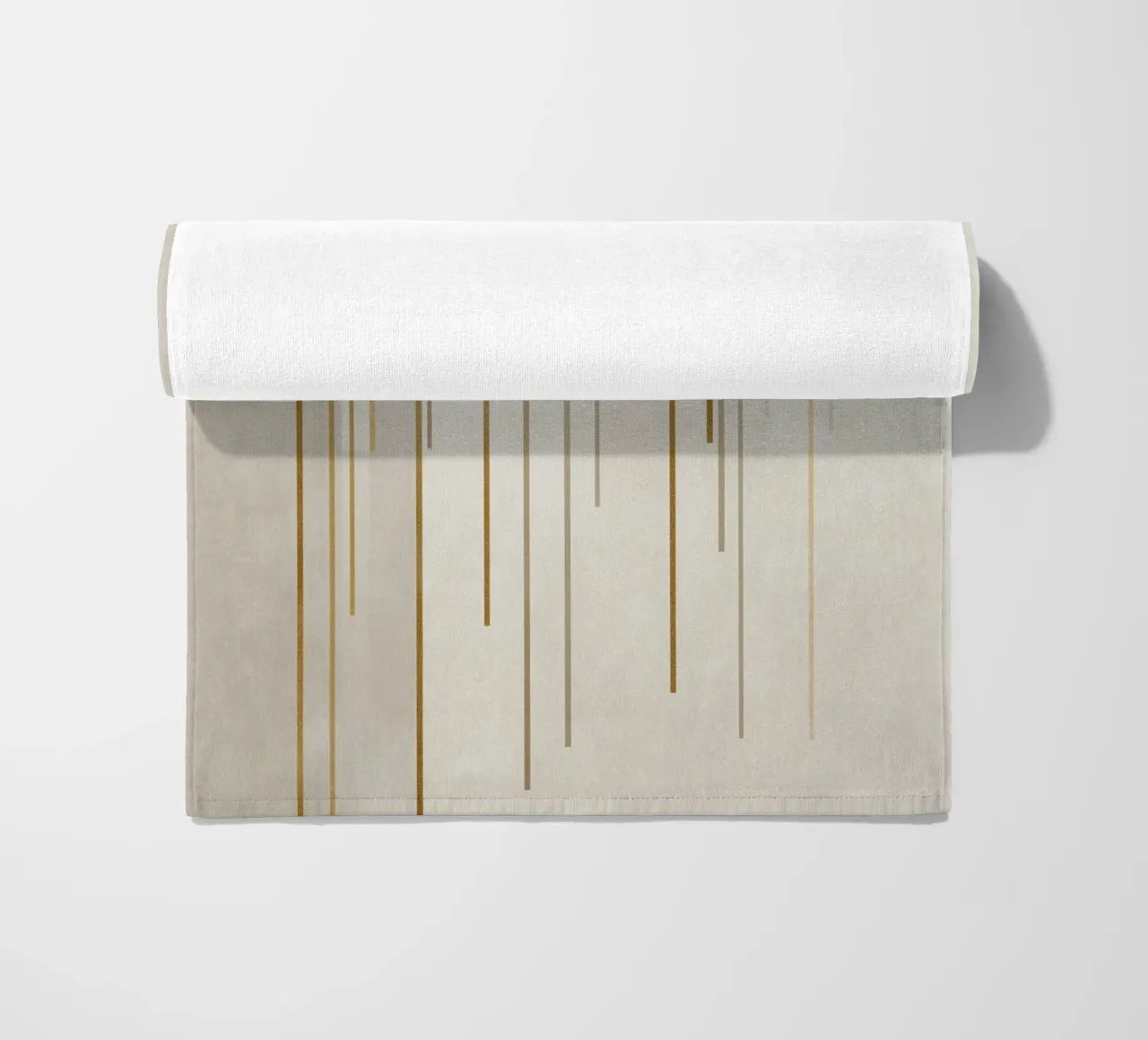 Strutture a linea d'oro telo mare da Carinaprint