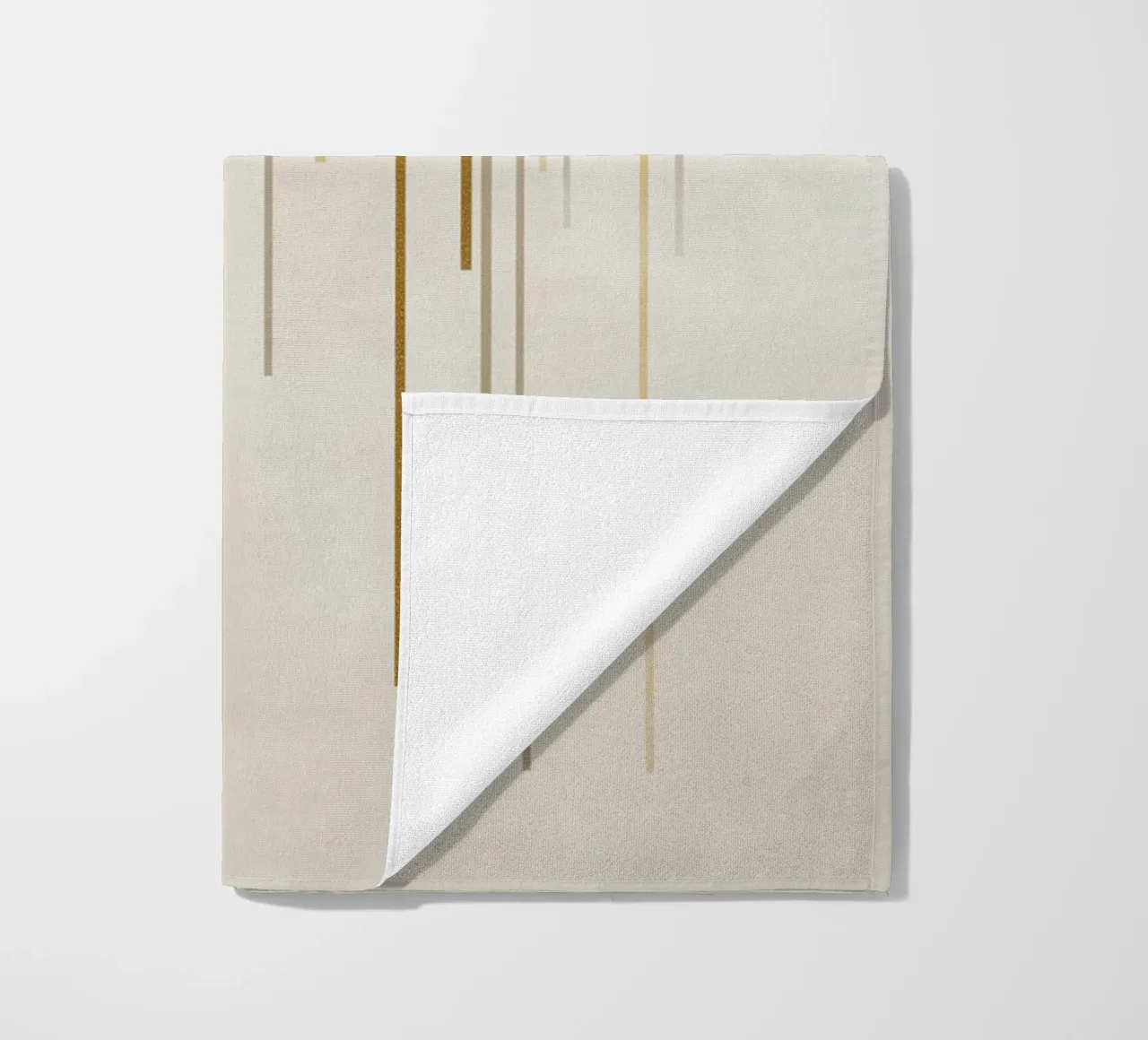 Strutture a linea d'oro telo mare da Carinaprint