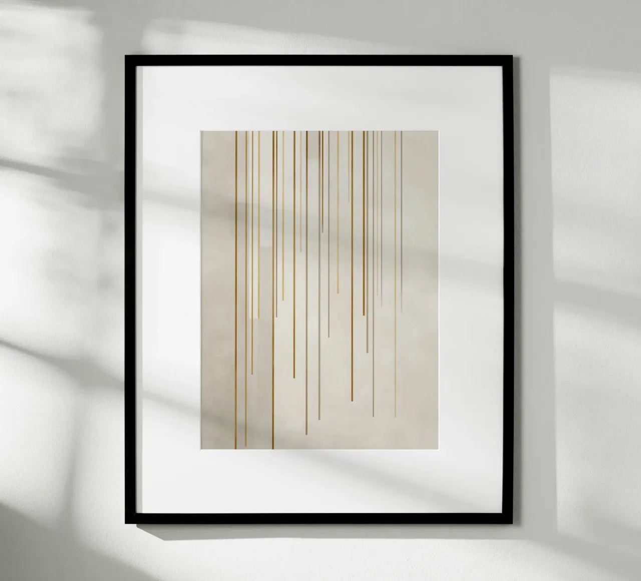 Strutture a linea d'oro carta hahnemühle da Carinaprint