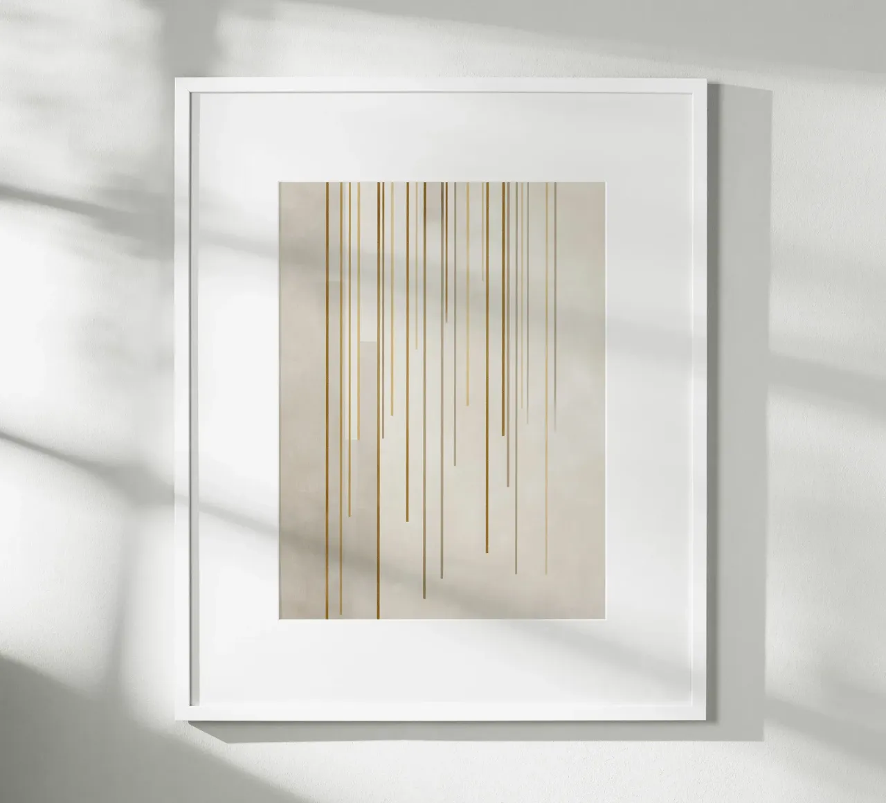 Strutture a linea d'oro carta hahnemühle da Carinaprint