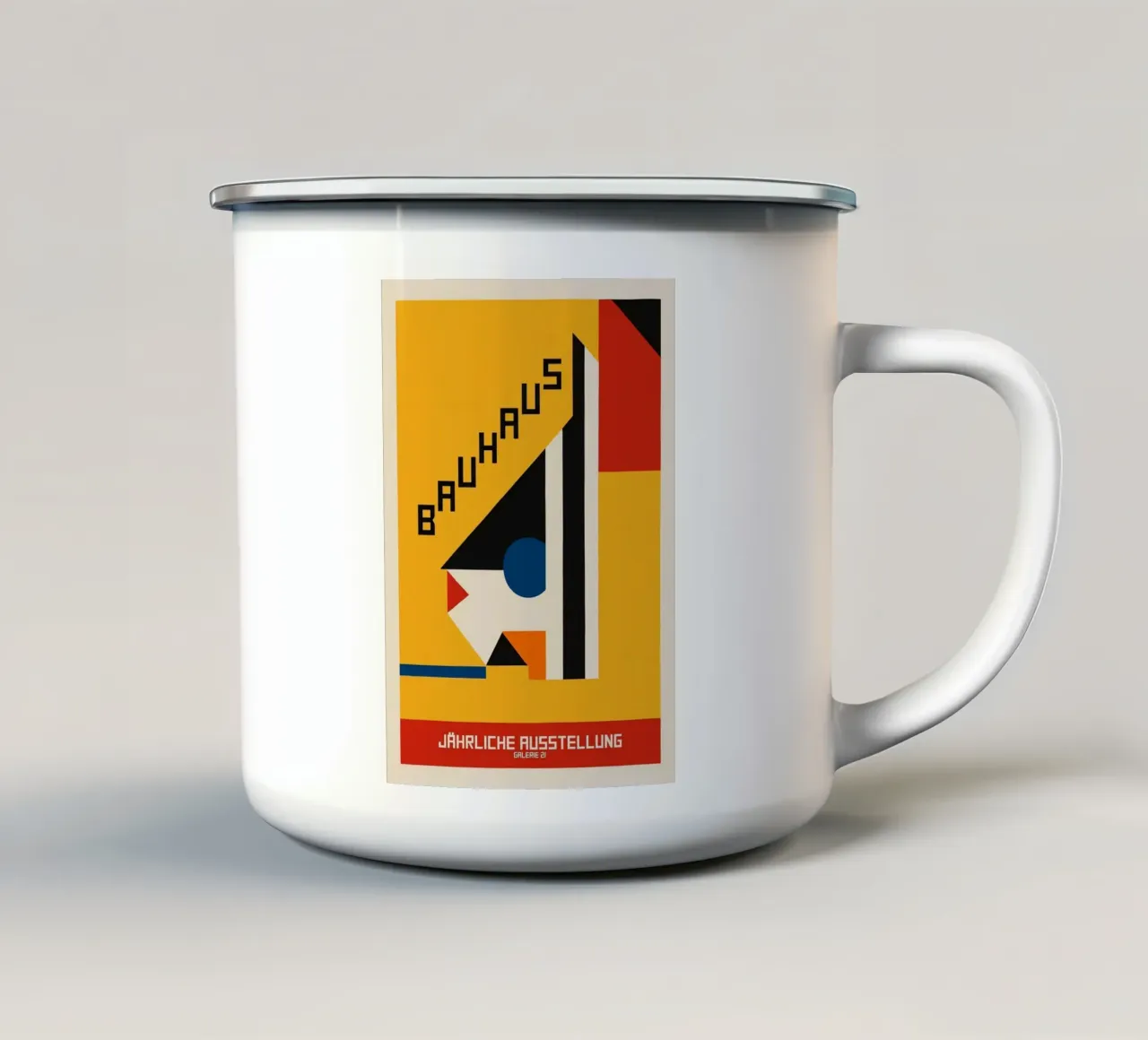 Mostra Bauhaus tazza in smalto da Brooke