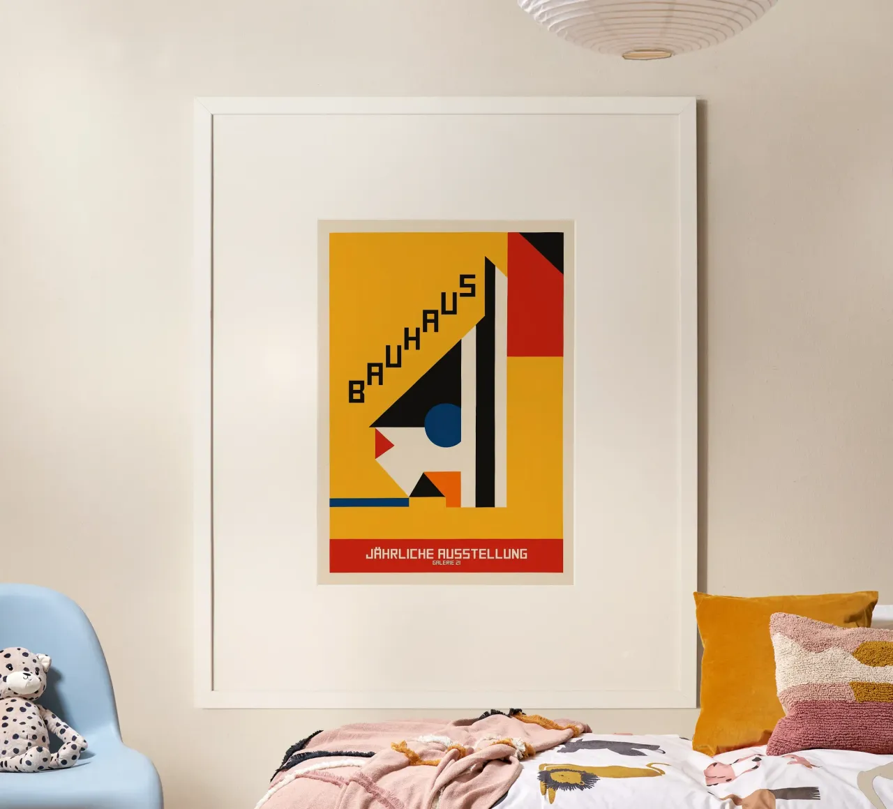 Mostra Bauhaus poster con telaio in plastica da Brooke