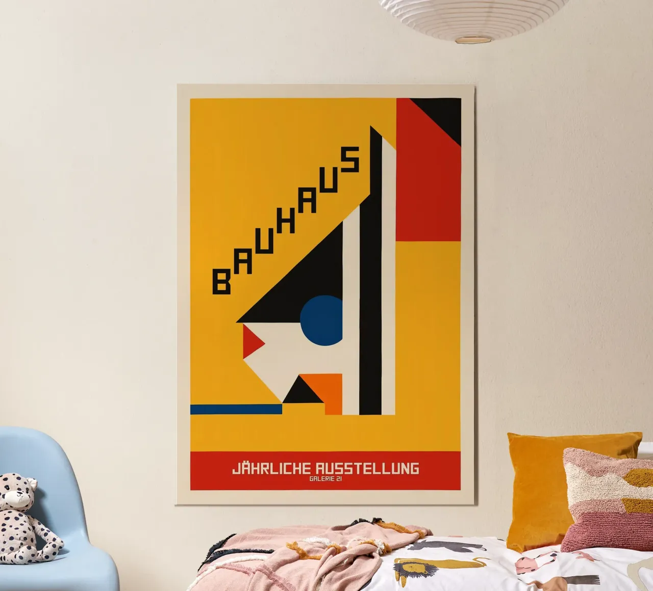 Mostra Bauhaus poster con telaio in plastica da Brooke