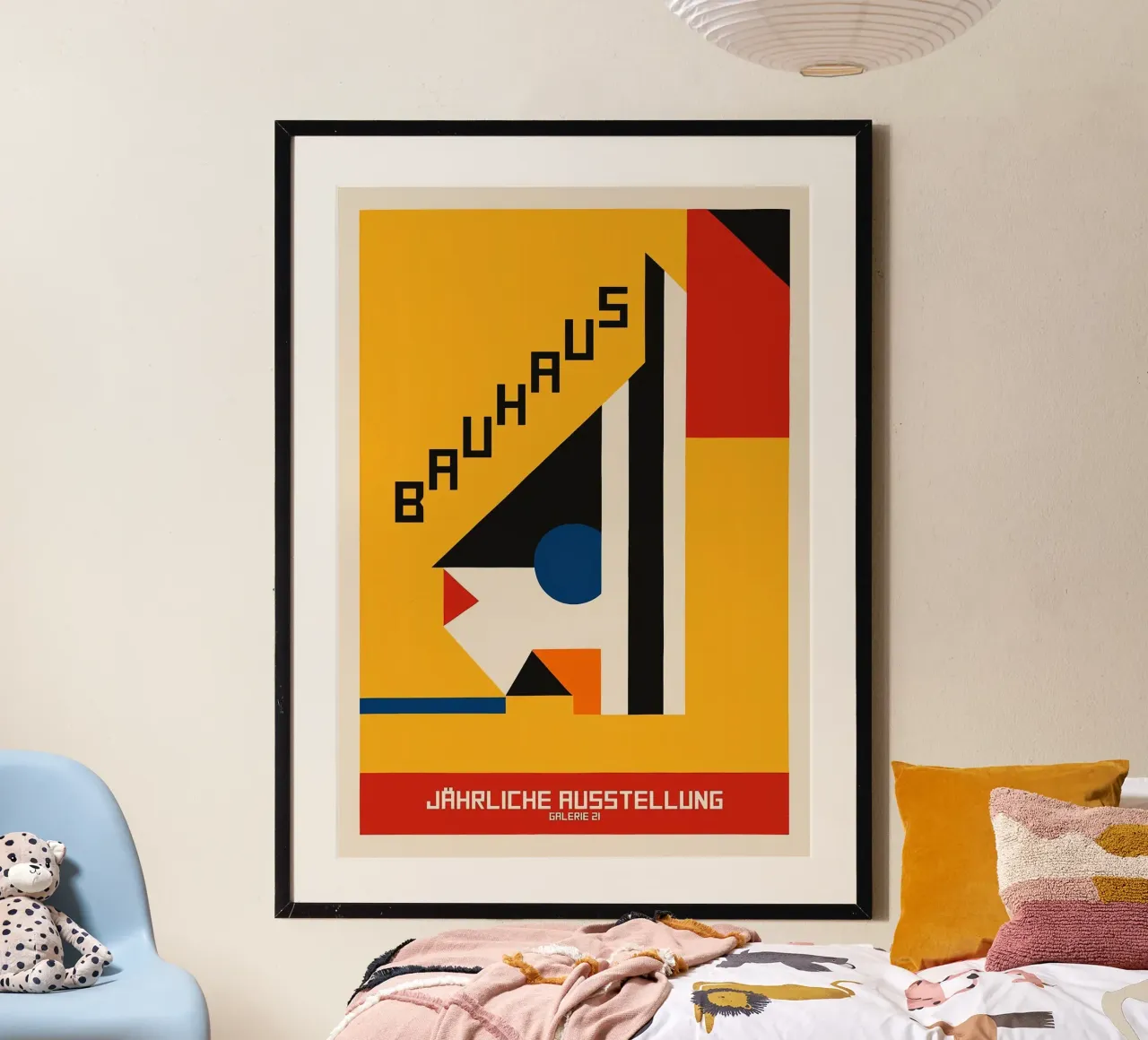 Mostra Bauhaus poster con telaio in plastica da Brooke