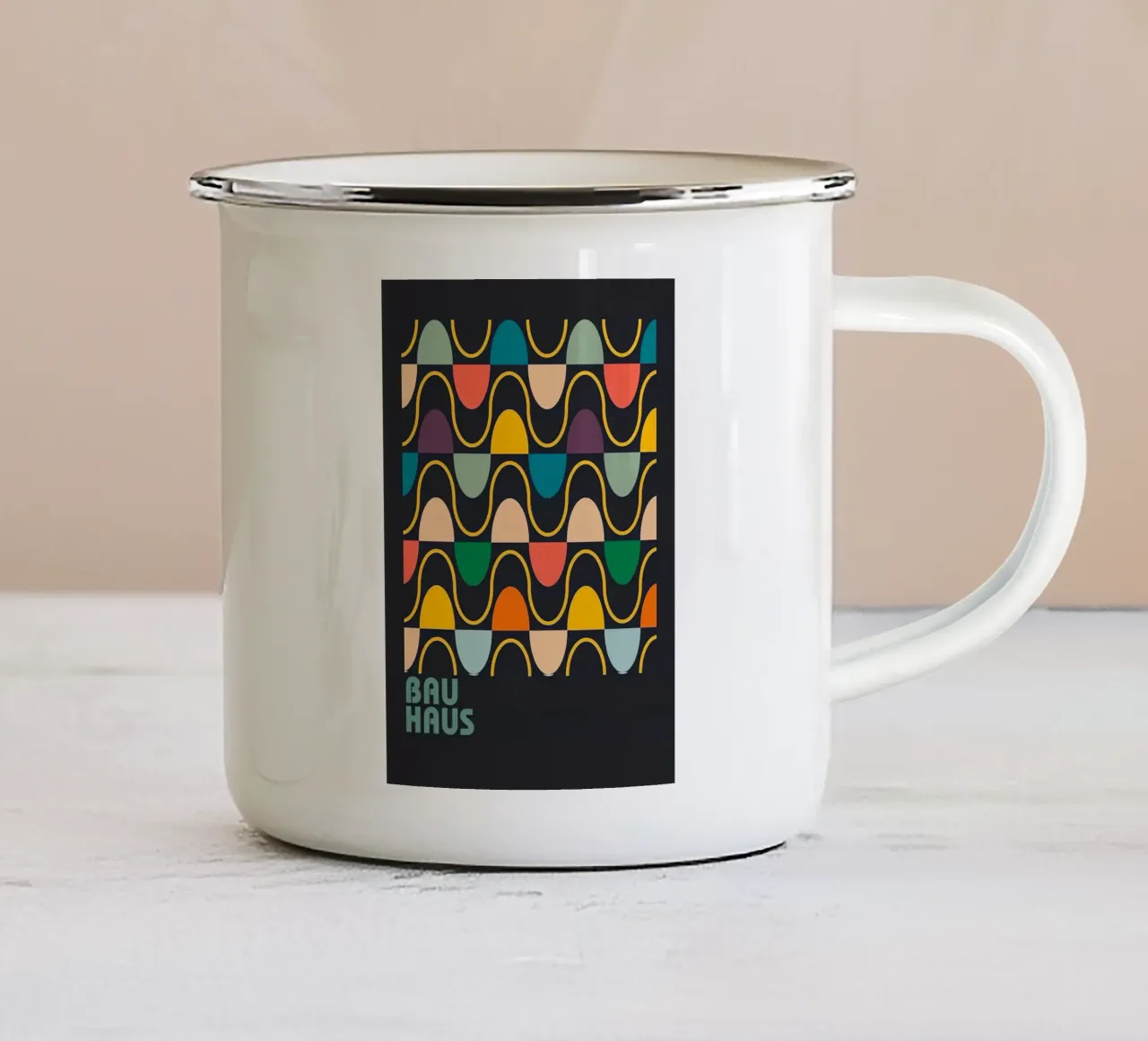 Bauhaus 1919 tazza in smalto da Brooke