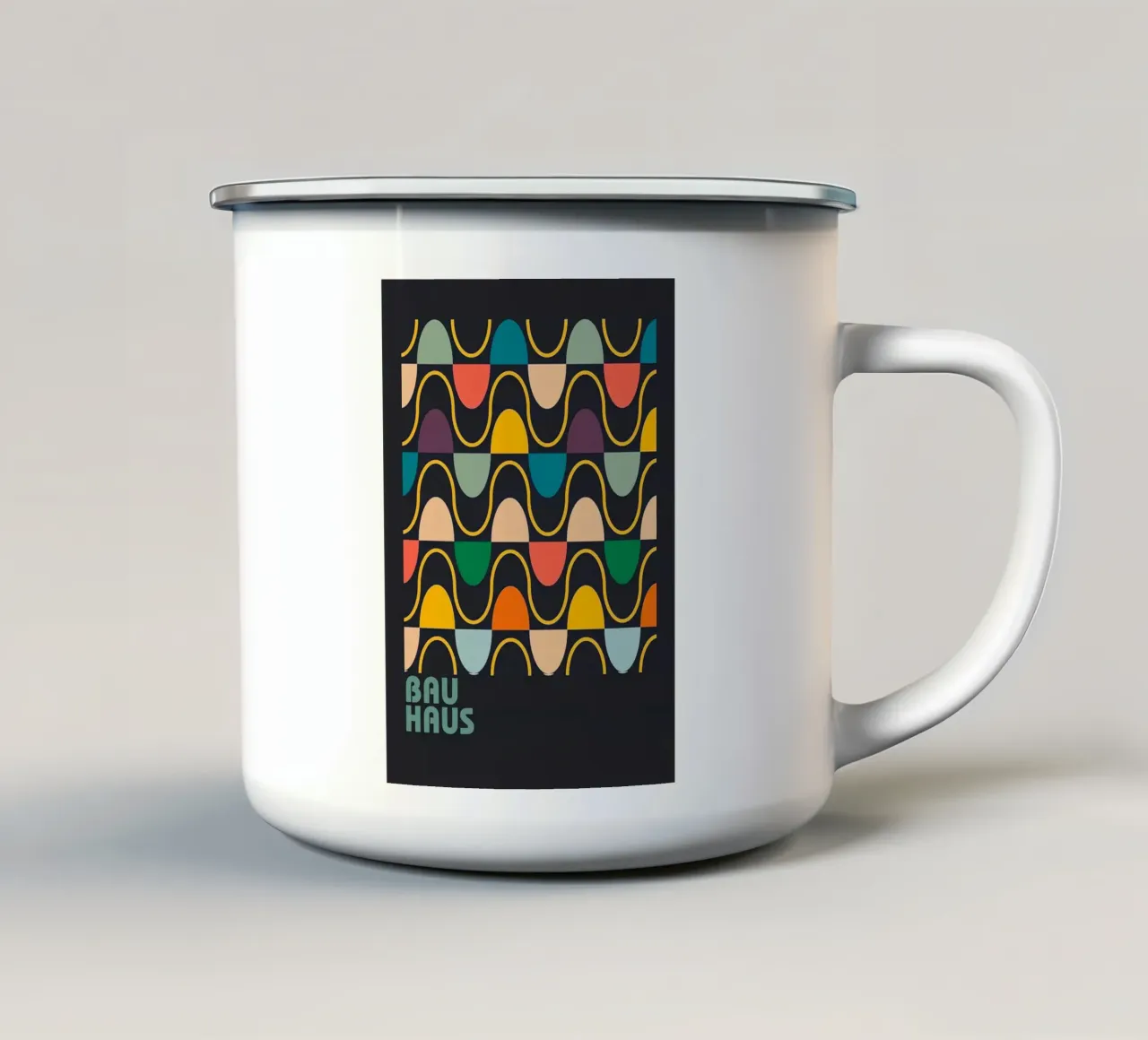 Bauhaus 1919 tazza in smalto da Brooke