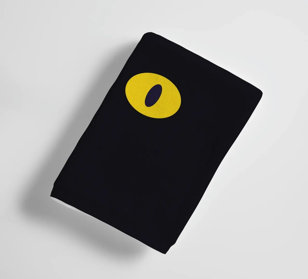 Lazy Cat Eye In The Dark towel by galihstudio