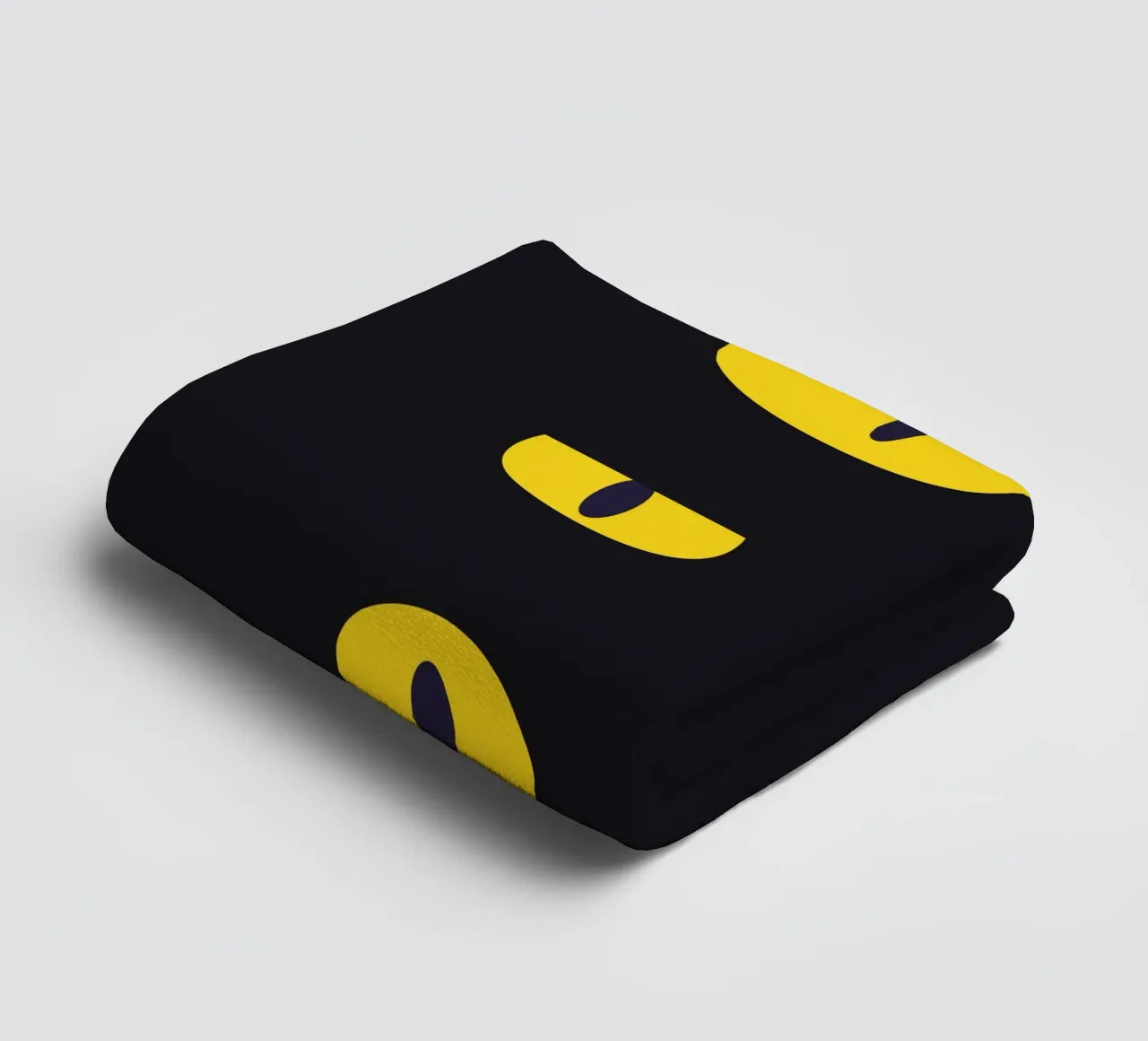 Luie kattenogen in het donker badhanddoek van galihstudio