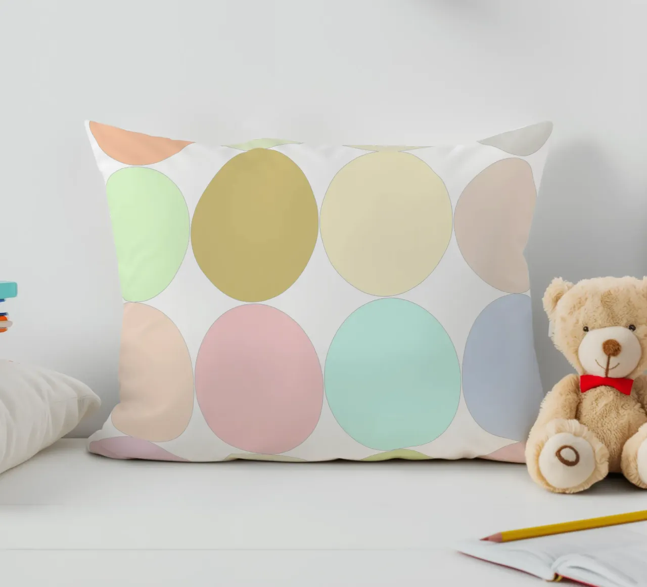 Puntini colorati cuscino da LaylaOzHome