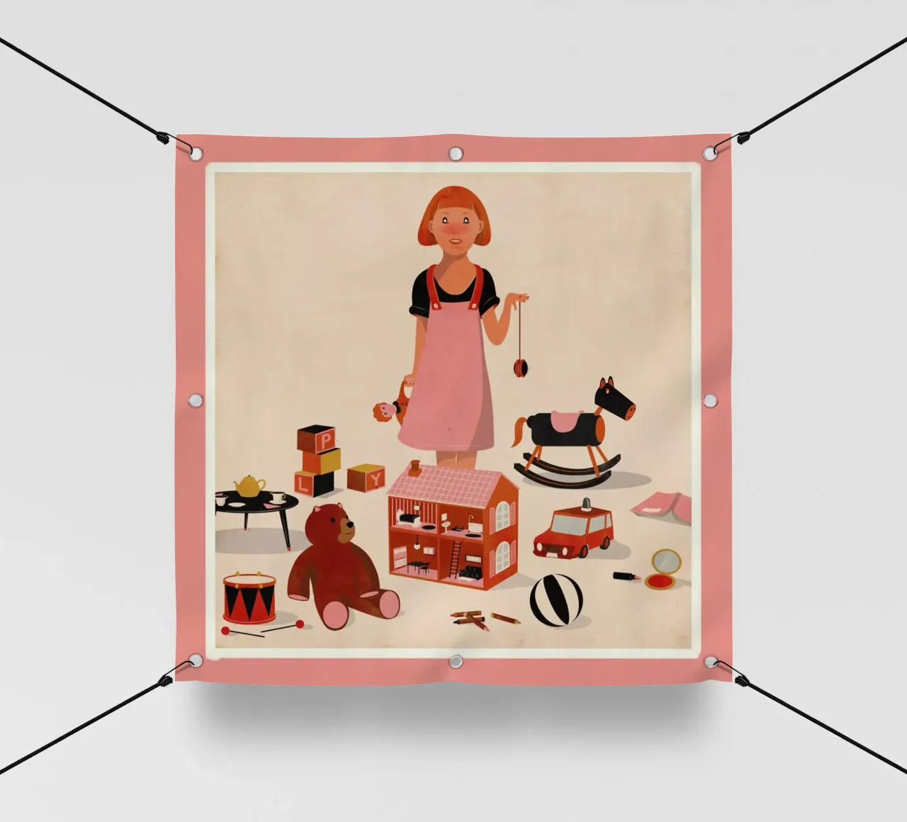 Doll House telo in pvc da Giordano Poloni