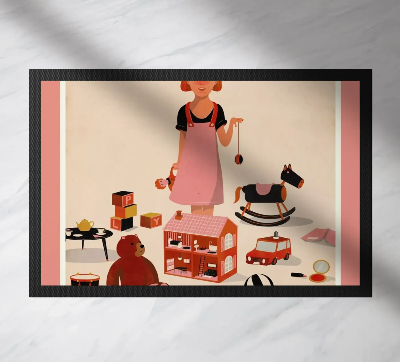 Doll House doormat by Giordano Poloni