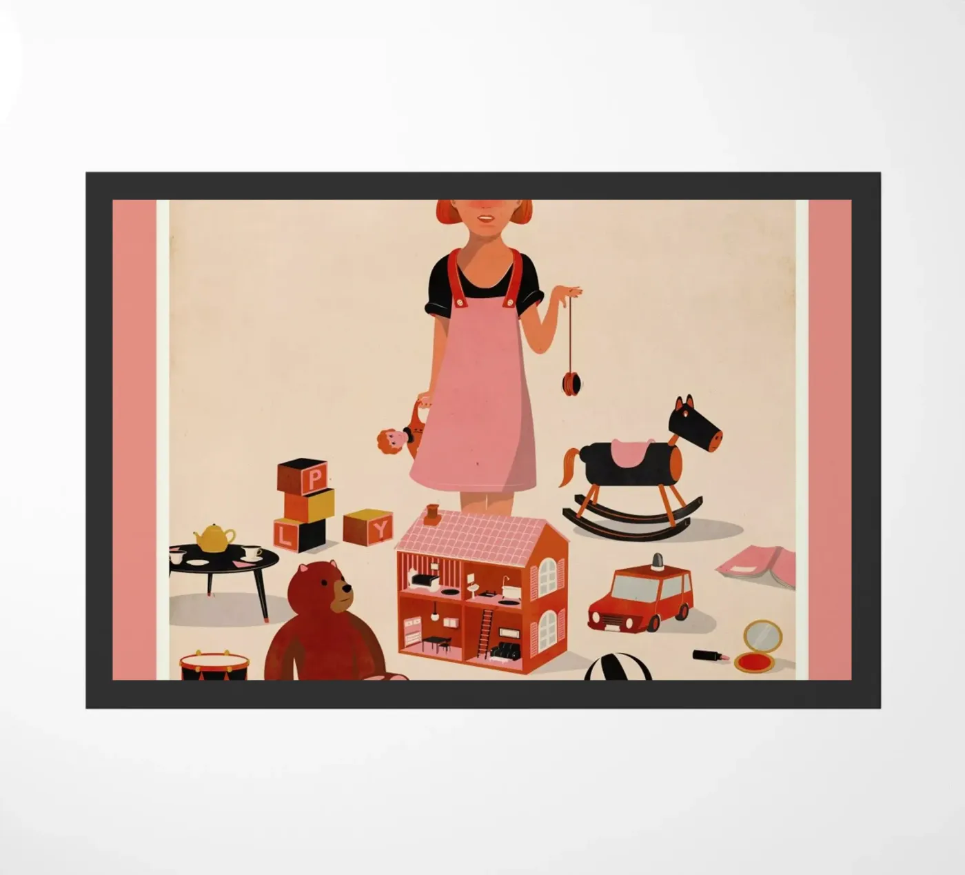 Doll House doormat by Giordano Poloni
