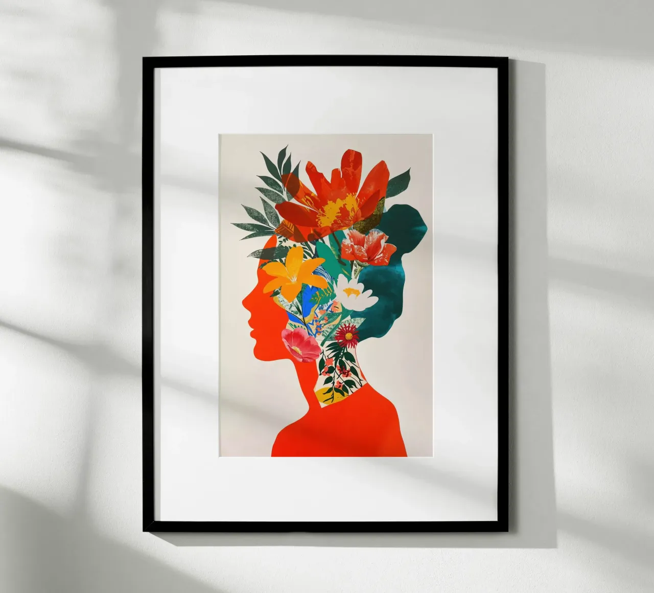 Inner Garden poster con telaio in plastica da La Collagerie