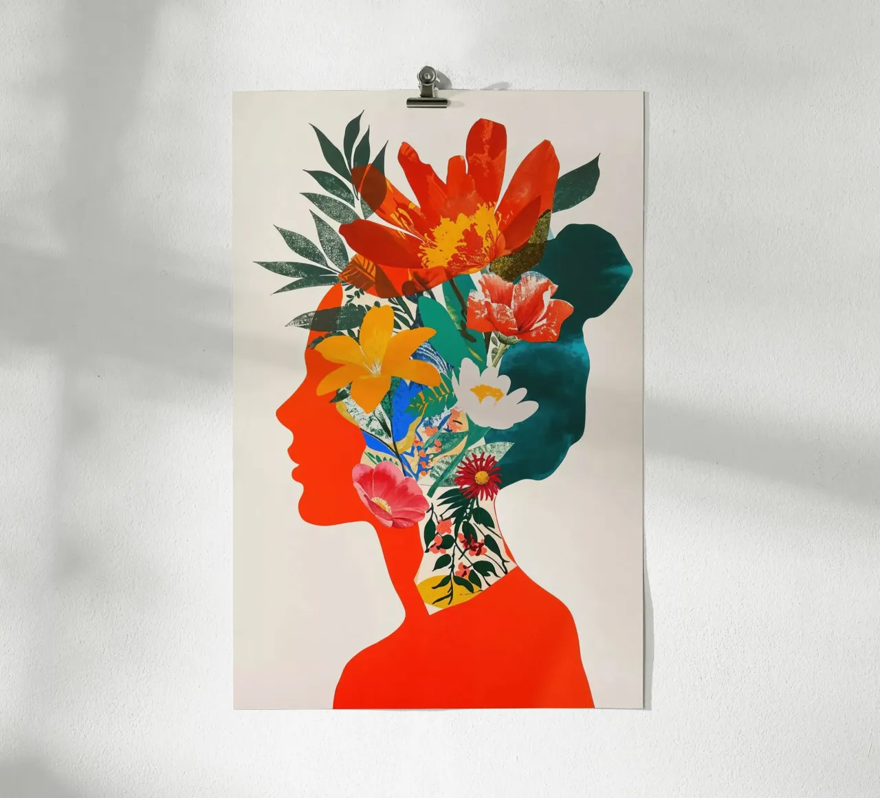 Inner Garden poster con telaio in plastica da La Collagerie