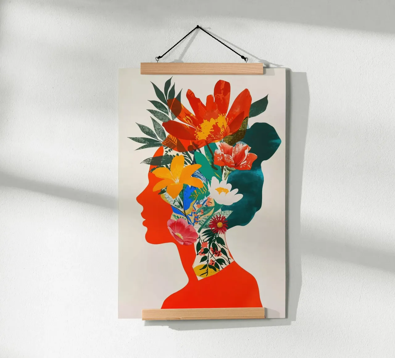 Inner Garden poster con telaio in plastica da La Collagerie