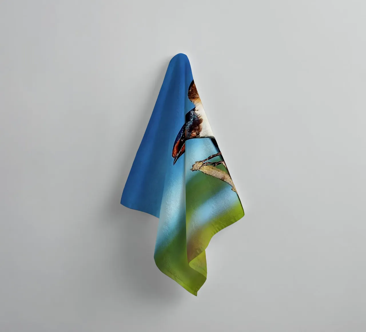 Spring swallow brings time towel by Nature's Palette
