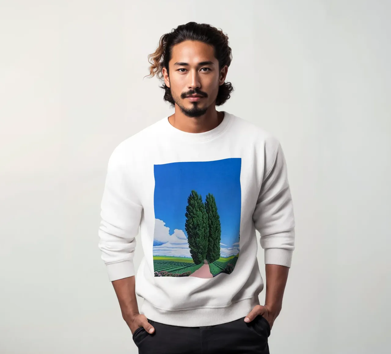 Grande albero - Hiroshi Nagai felpa da Art In The Sky