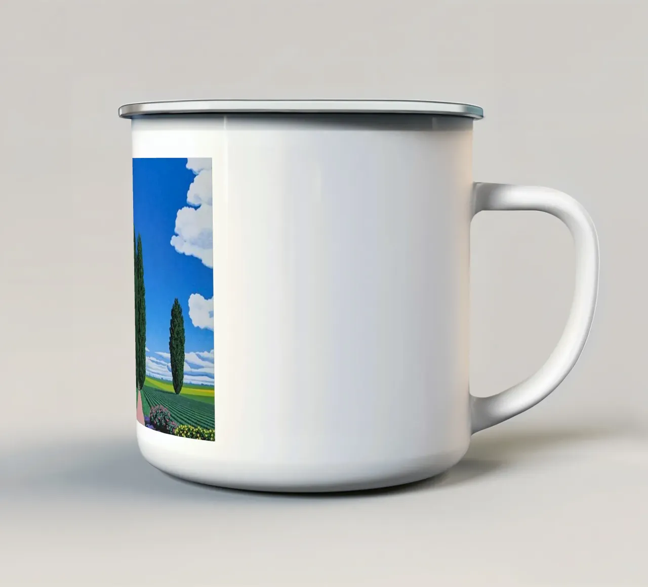 Grande albero - Hiroshi Nagai tazza in smalto da Art In The Sky