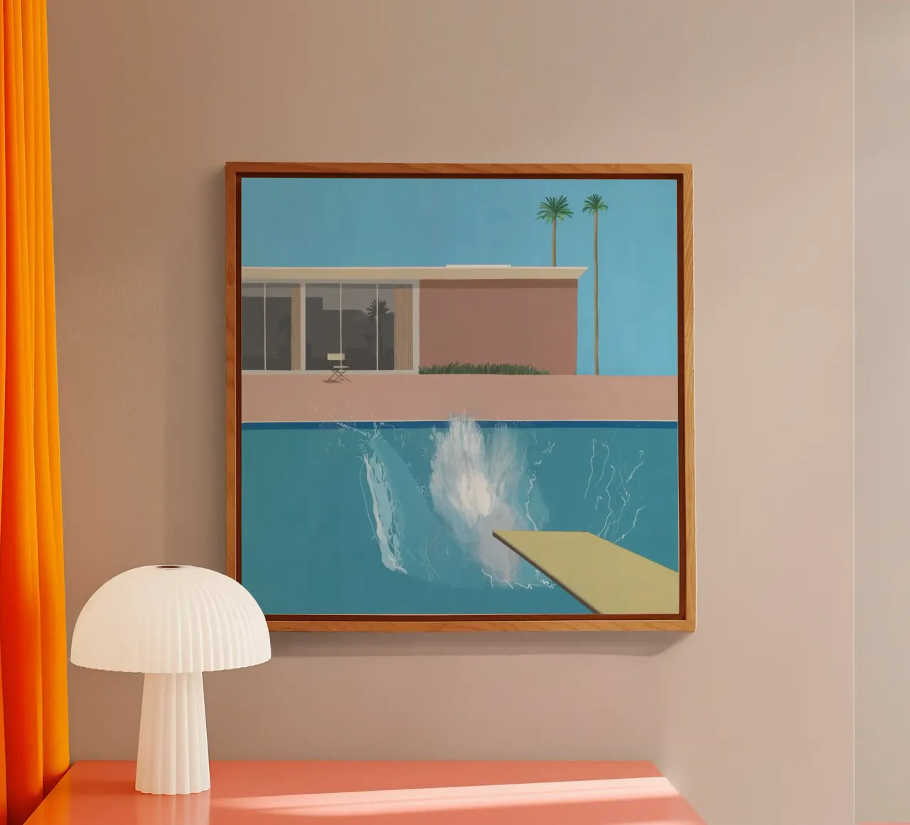 A Bigger Splash 1967 plexiglass da KOOL STORE