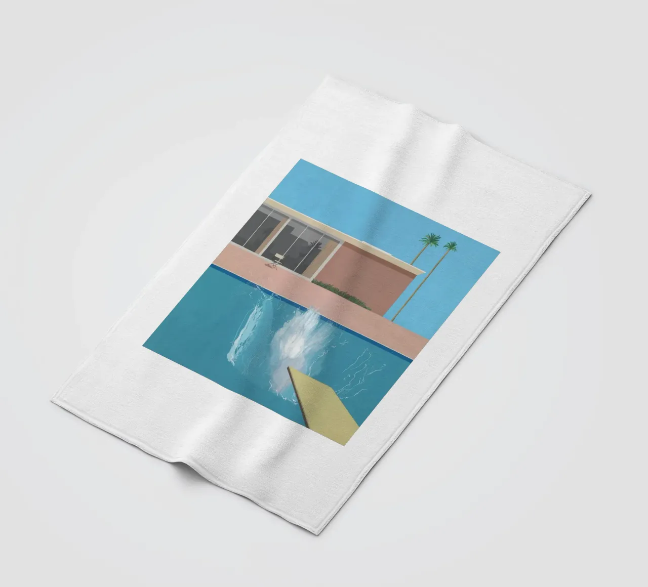 A Bigger Splash 1967 coperta in pile da KOOL STORE