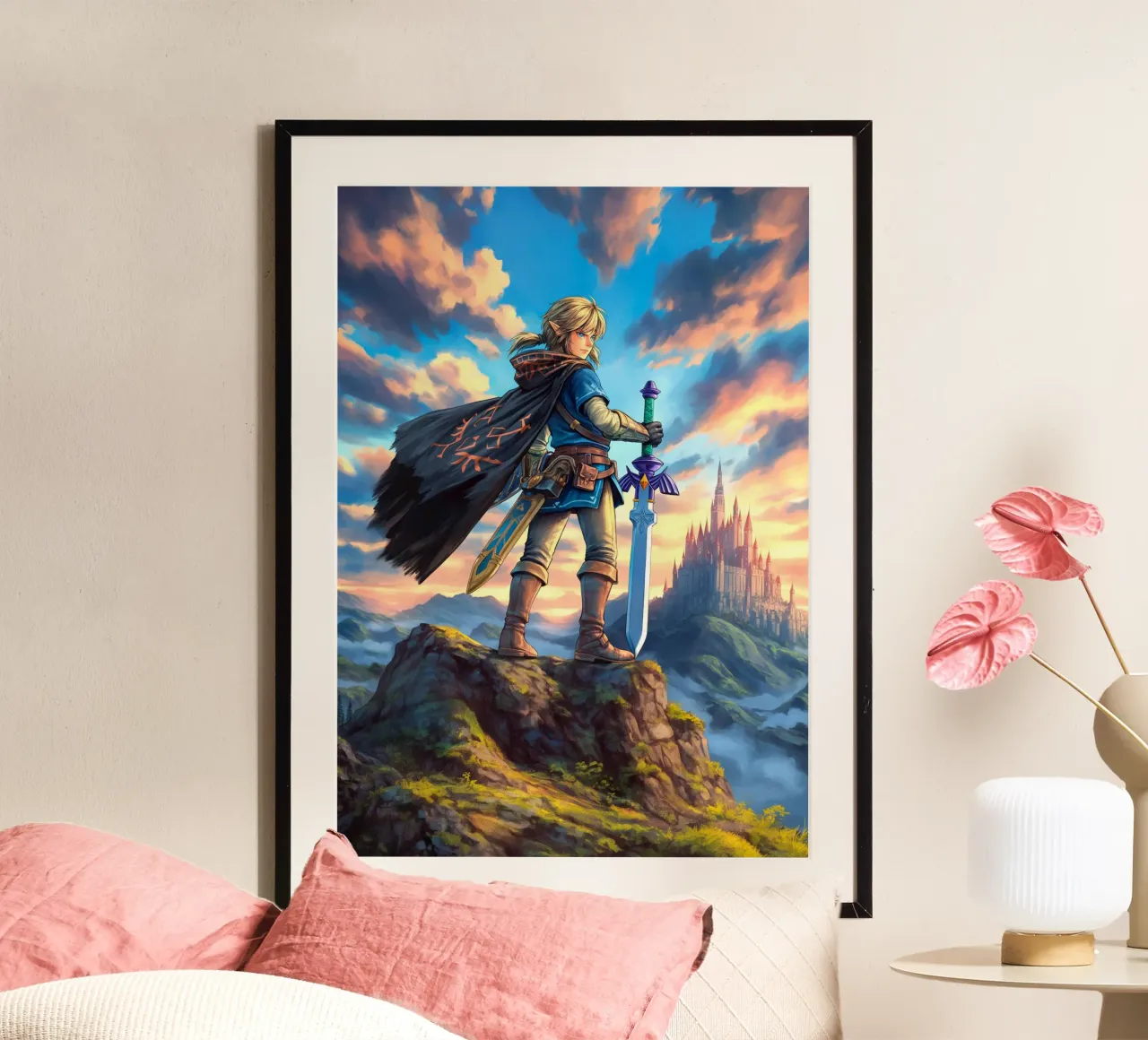Link di The Legend of Zelda poster da Stellar Creative