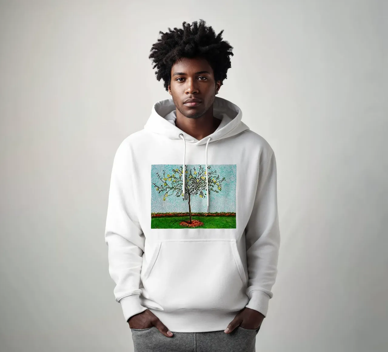 Albero di mele cotogne felpa con cappuccio da KOOL STORE