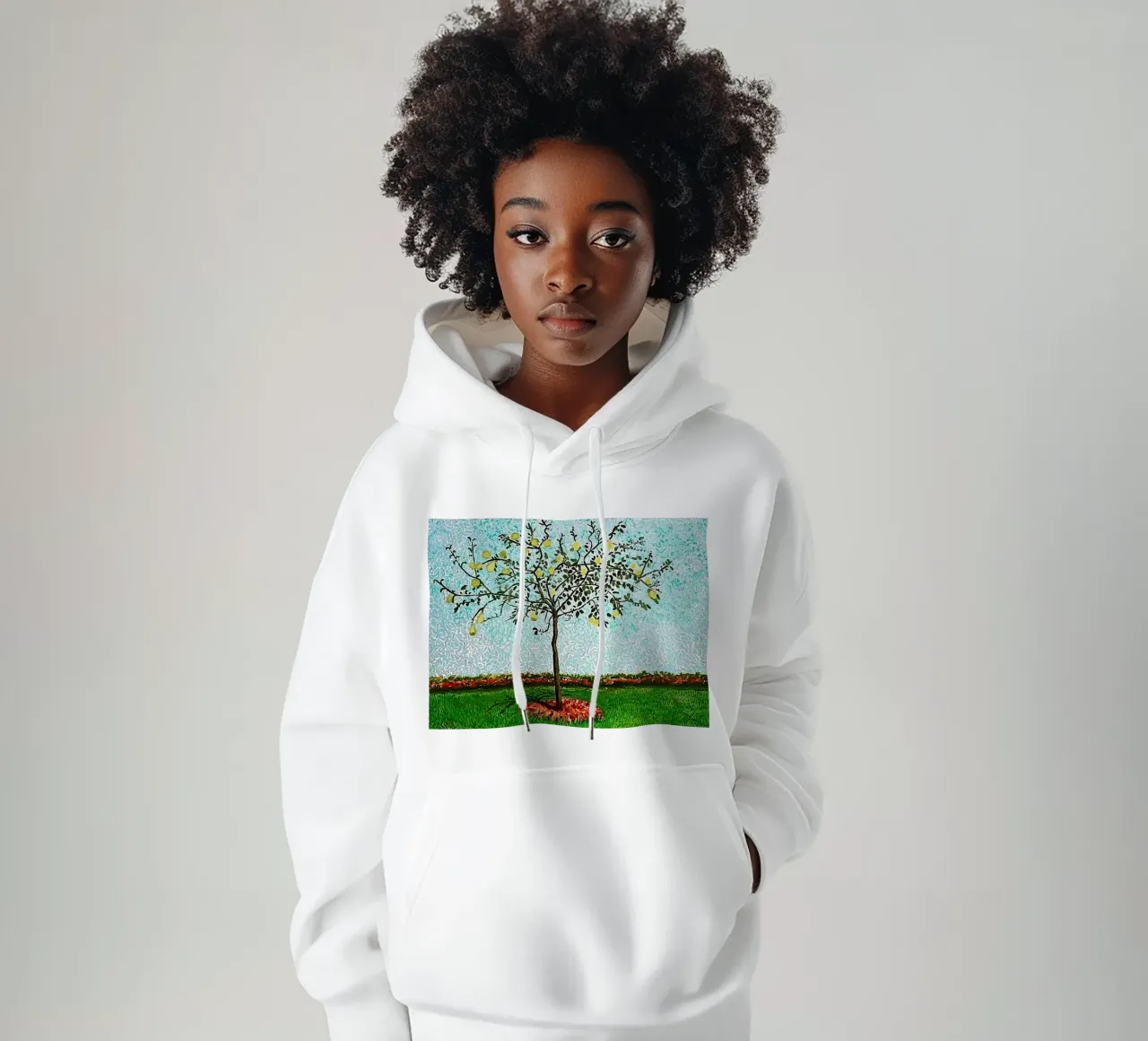 Albero di mele cotogne felpa con cappuccio da KOOL STORE