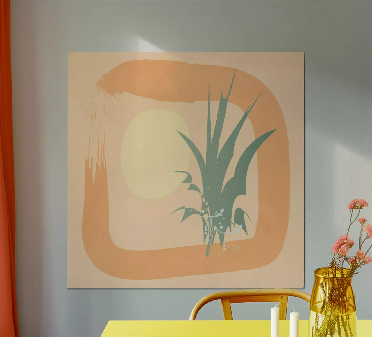 Minimale Bepflanzung Poster mit Kunststoffrahmen von LaylaOzHome