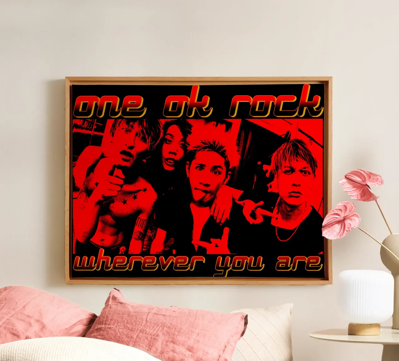 Wherever You Are One Ok Rock Camiseta clásica lienzo con Marco flotante de aerysarchive