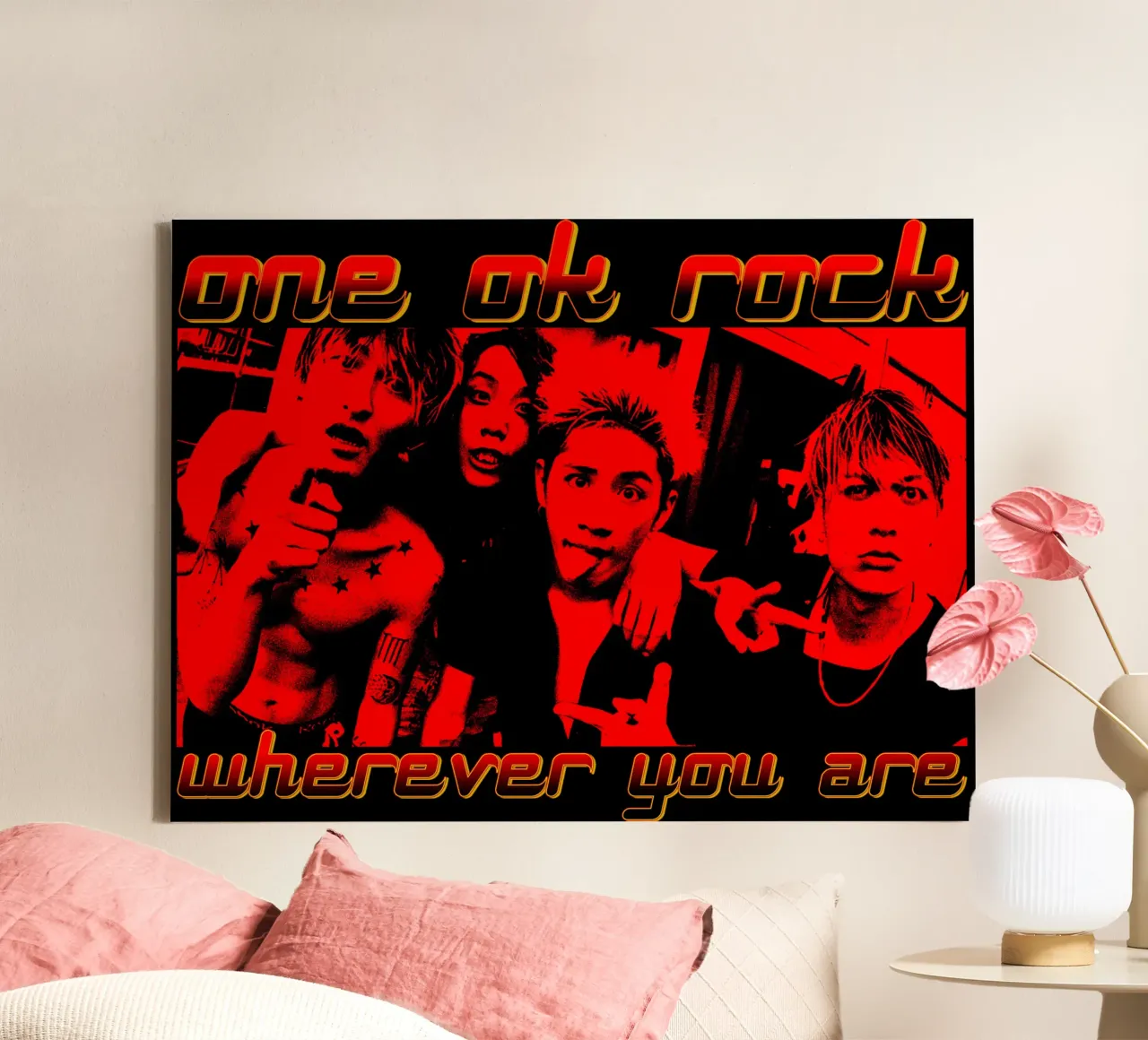 Wherever You Are One Ok Rock Camiseta clásica lienzo con Marco flotante de aerysarchive