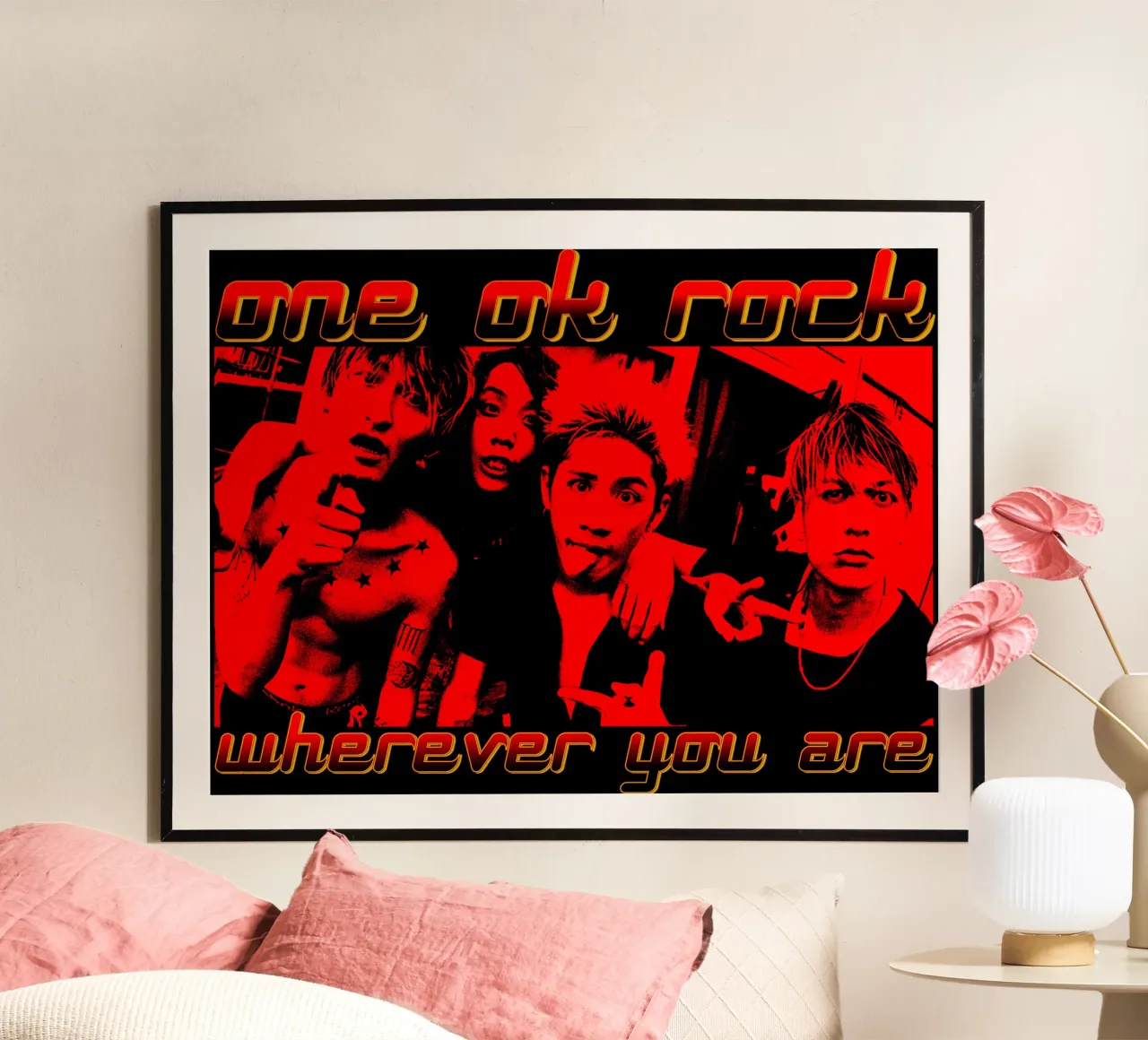 Maglietta classica Wherever You Are One Ok Rock poster con telaio in plastica da aerysarchive
