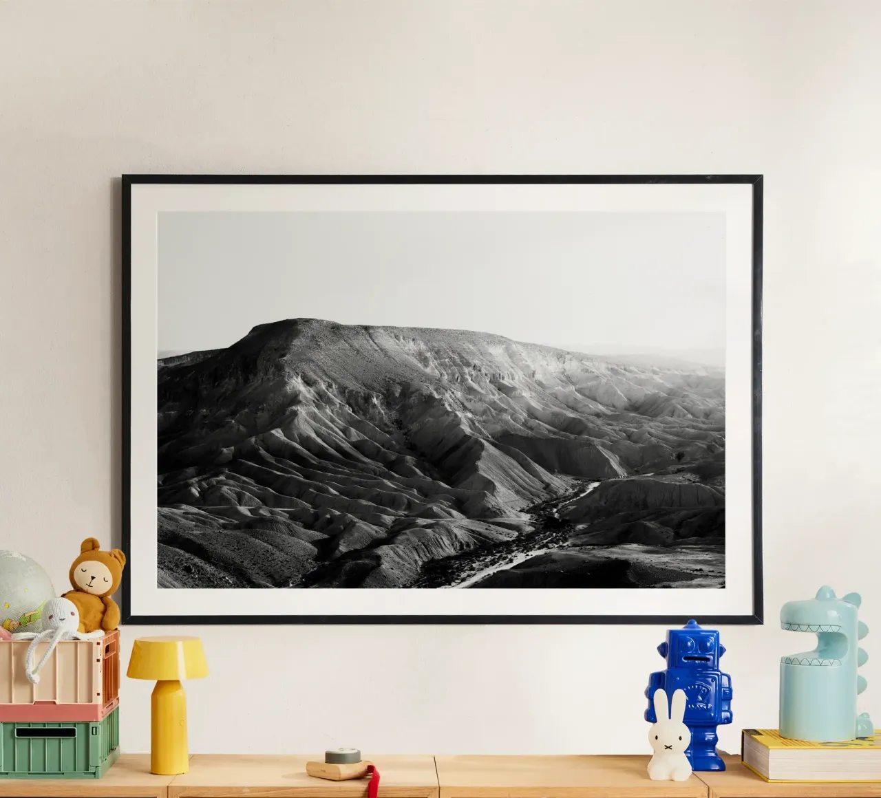 Nahal Zin poster con telaio in legno da Tal Paz-Fridman