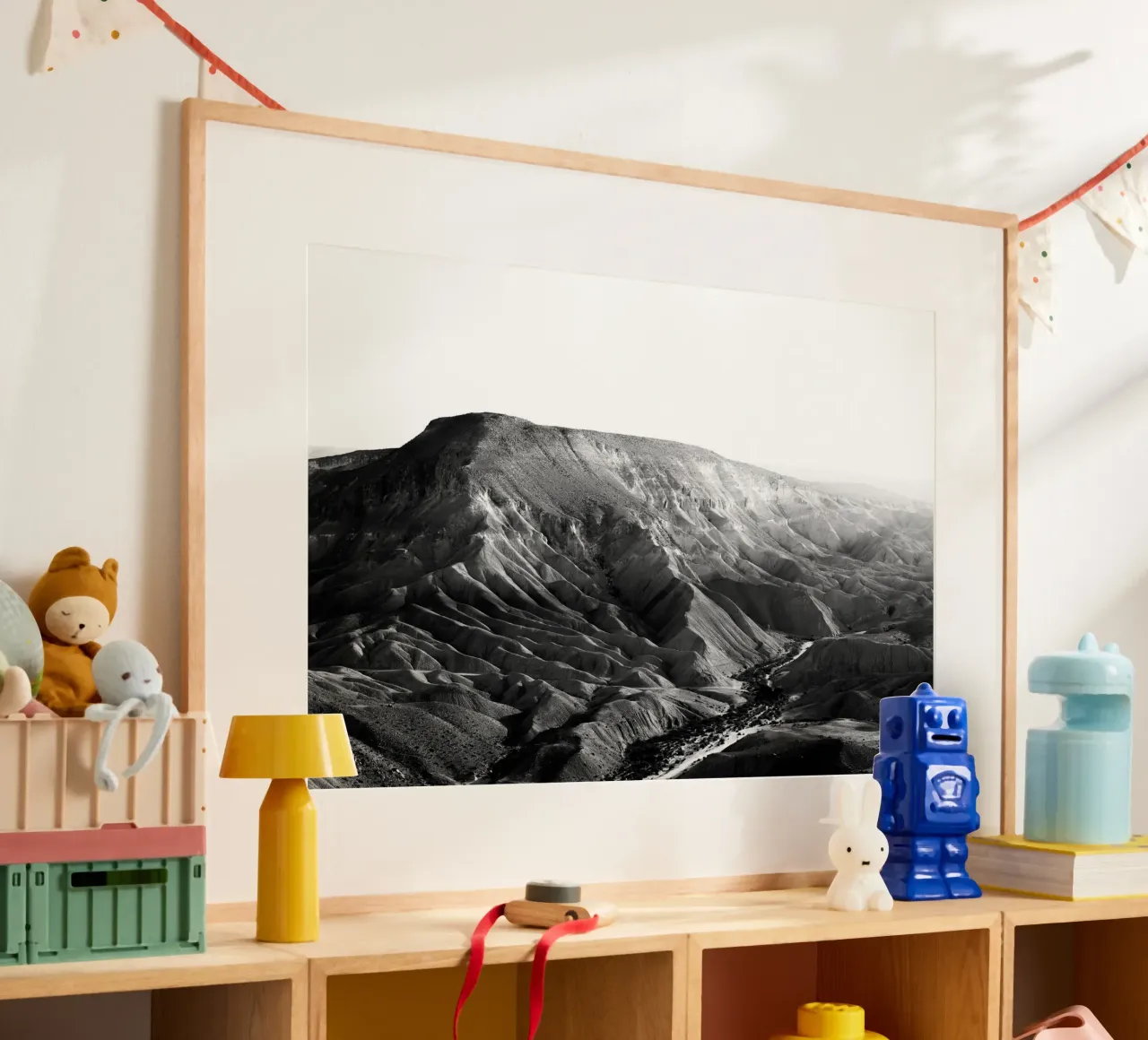 Nahal Zin poster con telaio in legno da Tal Paz-Fridman