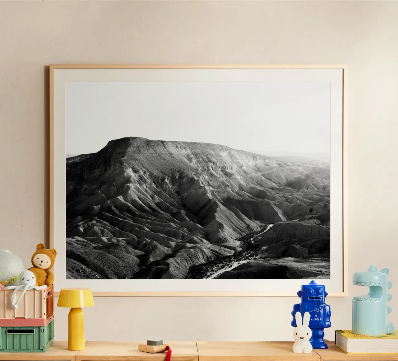 Nahal Zin poster con telaio in legno da Tal Paz-Fridman