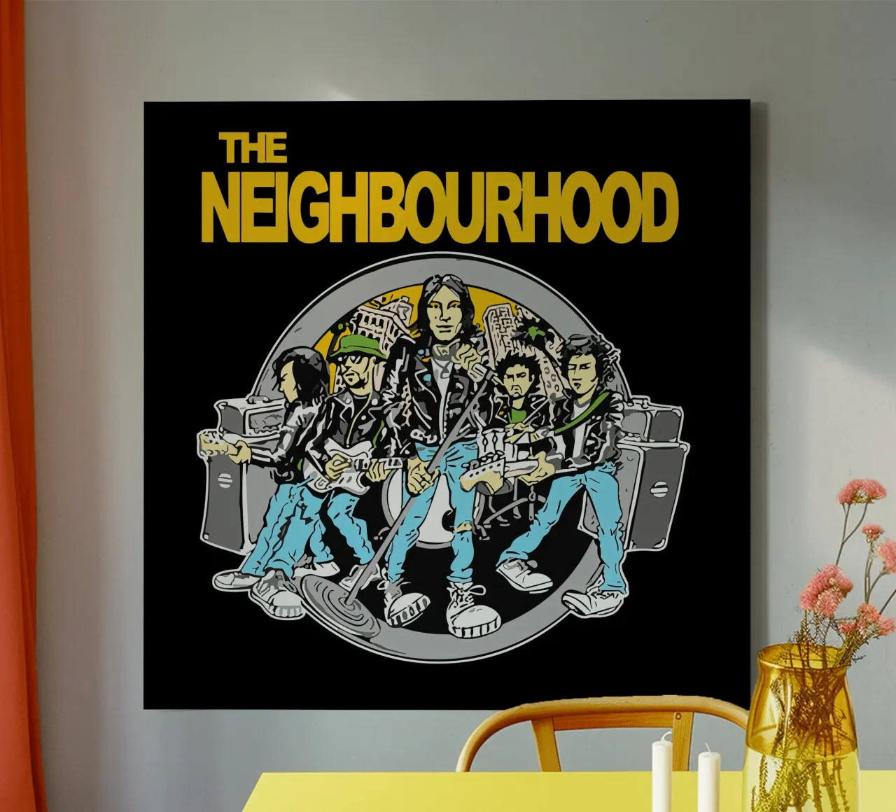 buurtband FOREST HILLS canvas met Baklijst van andrea boceli