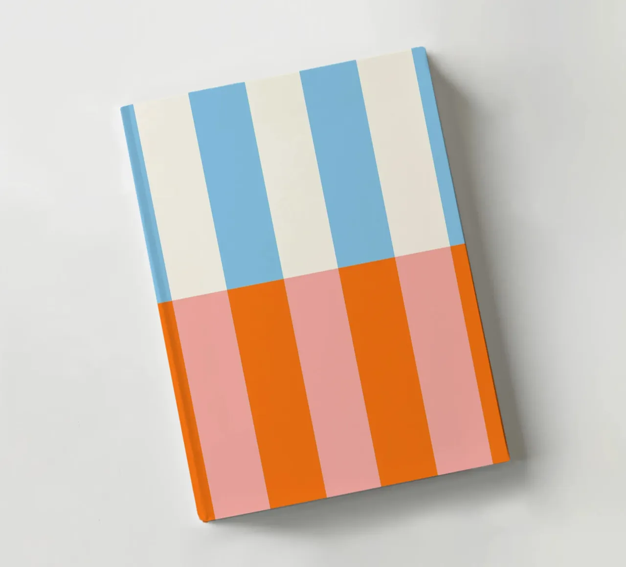 Block vibrant stripes No1 Notizbuch von TijanaArtStudio88