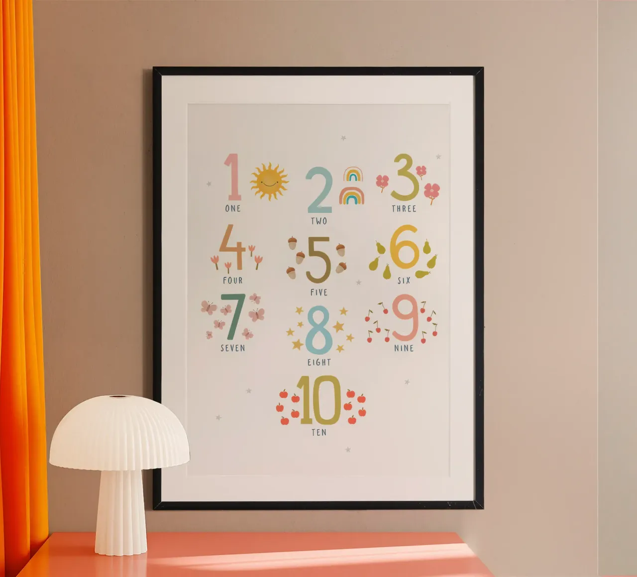 numero carattere 1 poster da Panait Ivascu
