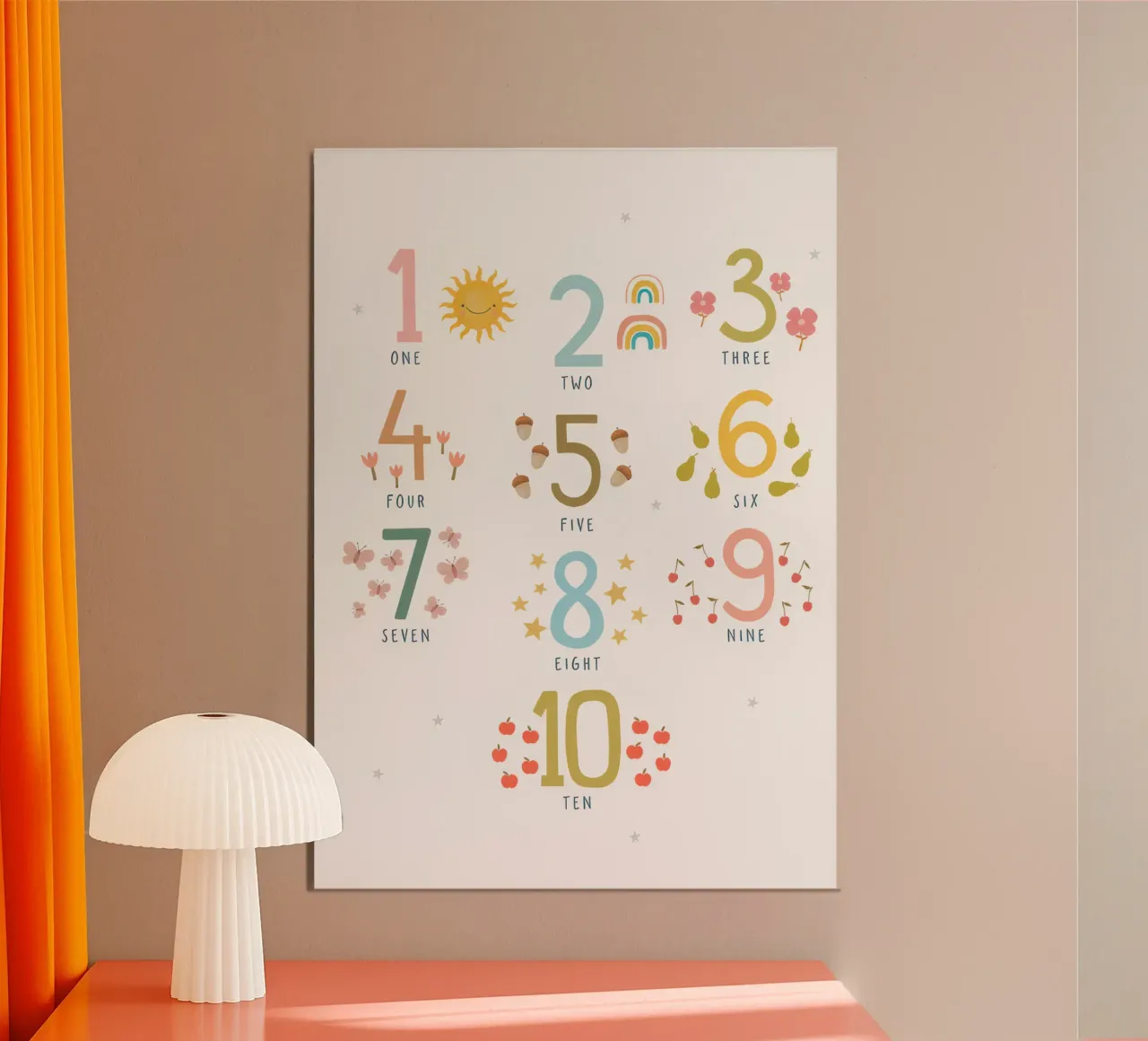 numero carattere 1 poster da Panait Ivascu