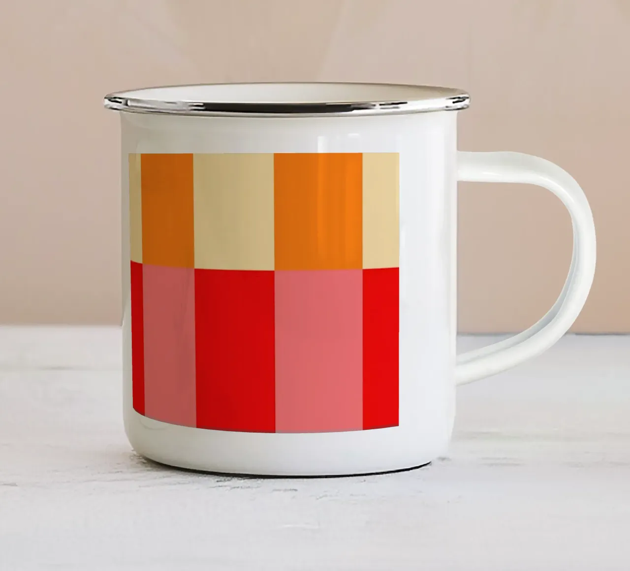 Block vibrant stripes No2 tazza in smalto da TijanaArtStudio88